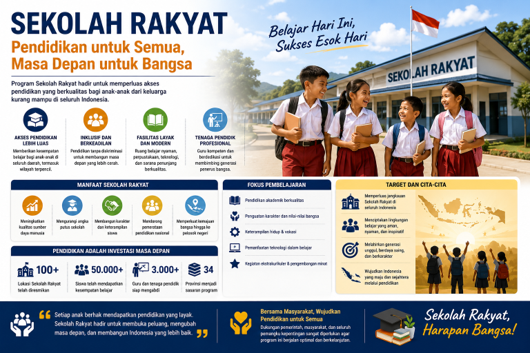 Program Sekolah Rakyat Diharapkan Perluas Akses Pendidikan bagi Masyarakat